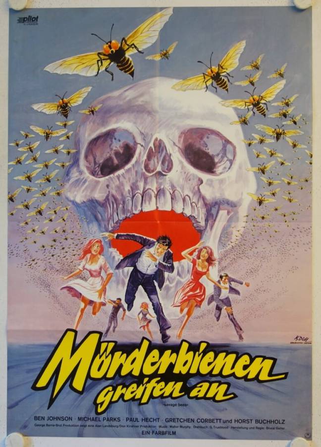 The Savage Bees original release german movie poster